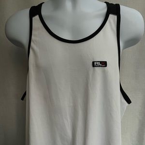 Men’s .”RLX Polo Sport” Black/White Tank Top